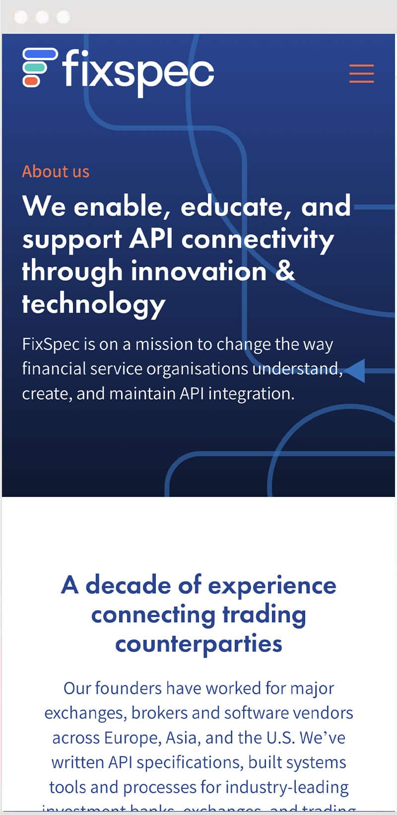 FixSpec Website Mobile